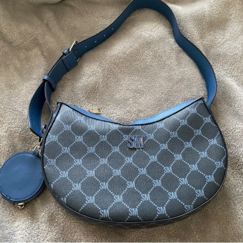 Steve Madden Navy Blue Purse Handbag